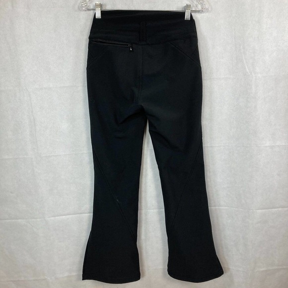 Nils Snow Pants Womens Sz S Black Bootcut Waterproof Ski Stretch Zip Ankle - Picture 3 of 11
